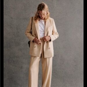 Sezane Michele Jacket Mottled Ecru - Size 36